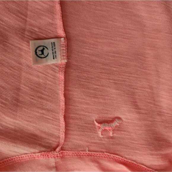 Pink by Victoria's Secret Women's Coral Sleepwear Comfort Pajama Tee Size XS - Picture 11 of 14
